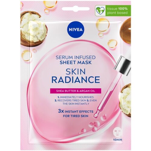 Nivea sheet maska za blistavu kožu sa dodatkom seruma, 1 kom Cene