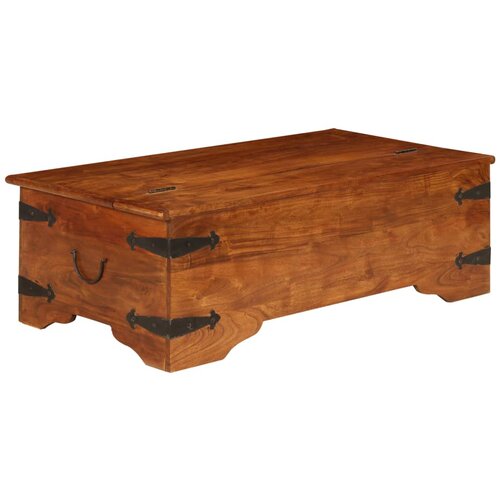 vidaXL Stolić za kavu 110x55x35 cm bagremovo drvo s premazom boje meda Cijene