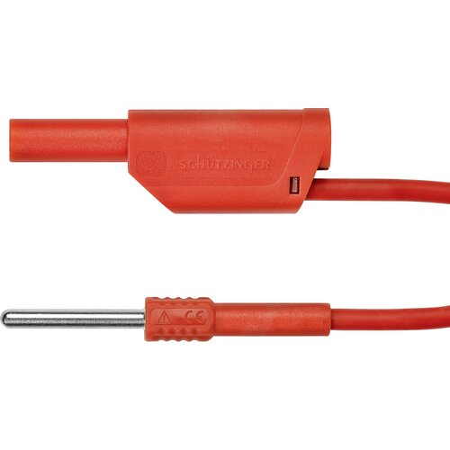 Schützinger AL 8323 / 1 / 100 / RT adapterski kabel moški konektor 4 mm moški konektor 4 mm rdeča 1 kos, (20422951) Cene