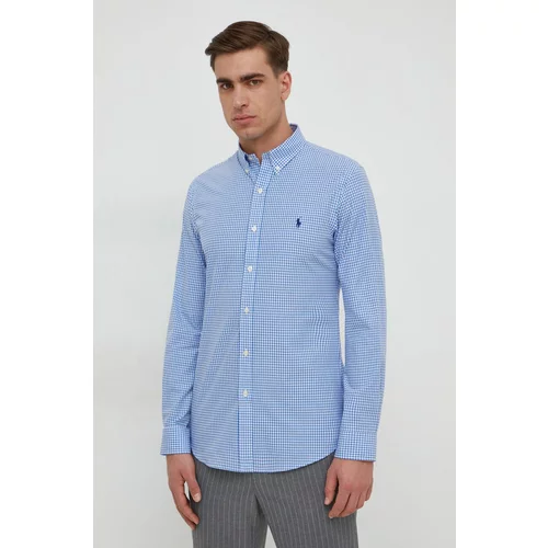 Polo Ralph Lauren Košulja za muškarce, slim, s button-down ovratnikom