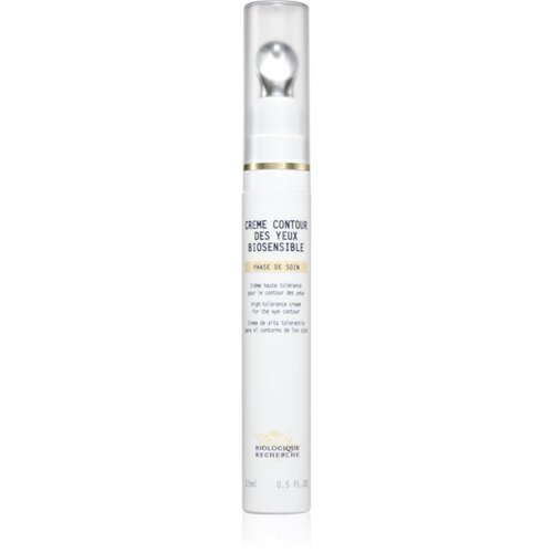 Biologique Recherche Cr&amp;egrave;me Contour des Yeux Biosensible nega za predel okoli oči proti oteklinam in temnim kolobarjem z aplikatorjem 15 ml Slike