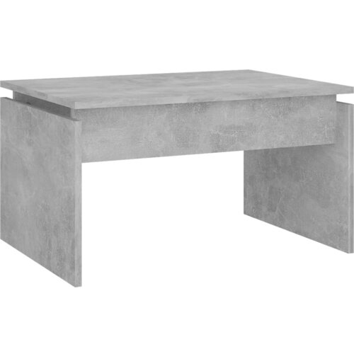 Maison Chic Klubska mizica - kavna mizica - Nizka mizica betonsko siva 68x50x38 cm iverna plošča, (21755145) Cene