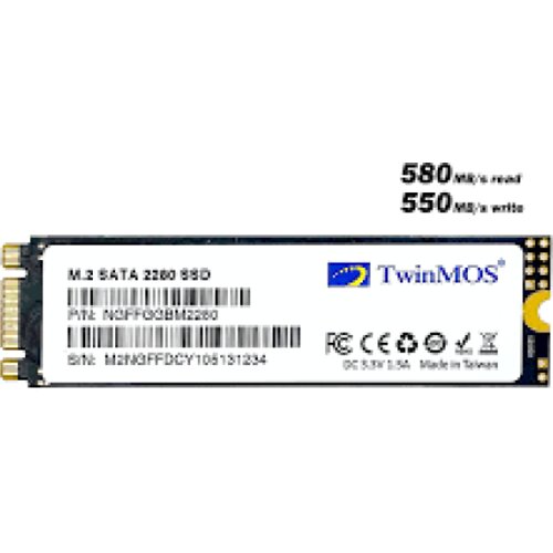 TwinMOS SSD M.2 256GB 580MBs550MBs NGFFEGBM2280 Slike