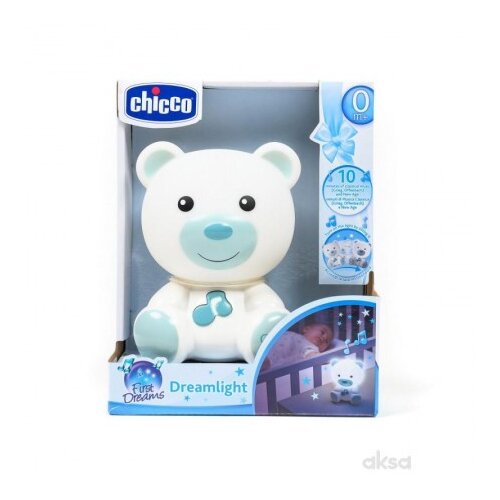 Chicco Dreamlight Bear nočna lučka z melodijo Blue 0 m+ 1 kos Cene