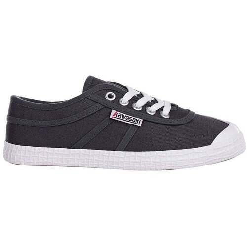 Kawasaki Nizke superge Original Teddy Canvas Shoe K204501 1001S Black Solid Siva Cene