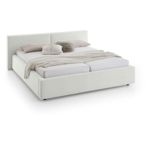 Meise M&amp;ouml;bel Bijeli tapecirani bračni krevet bez podnice 180x200 cm Cube &amp;ndash; Slike