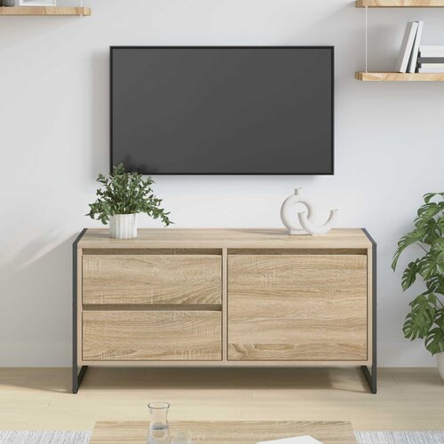 TV ormar s ladicama Sonoma 100 x 36 x 49.5 cm Konstruirano drvo Cijene