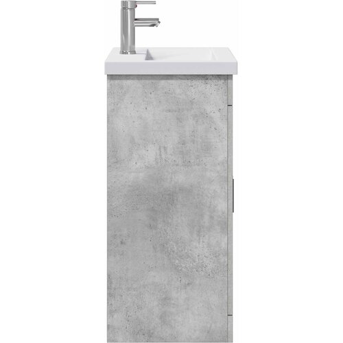  Set namje&amp;scaron;taja za kupaonicu Betonska siva 61 x 40 x 84,5 cm Slike
