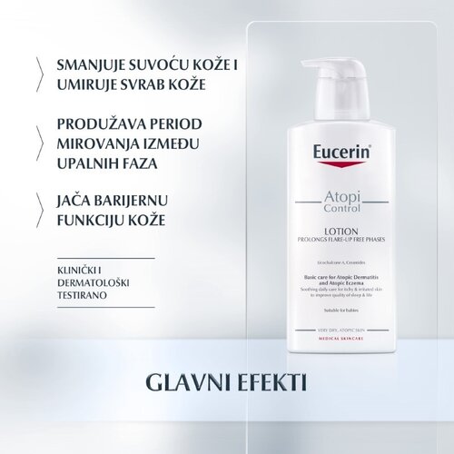 Eucerin atopicontrol losion za telo sa pumpicom 400ml Slike