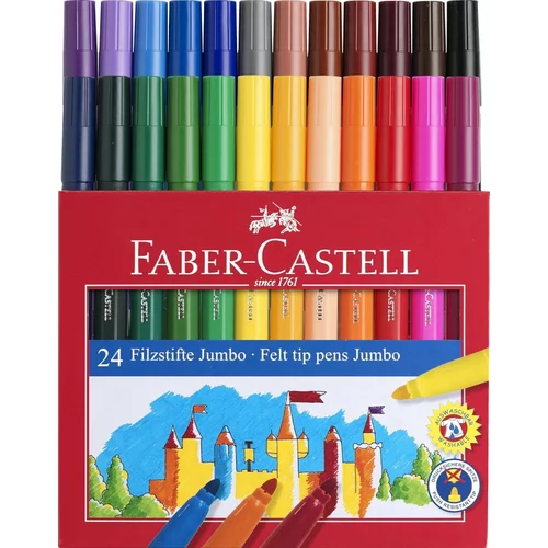 Faber_castell Flomastri šolski faber-castell jumbo 1/24, (21089730)