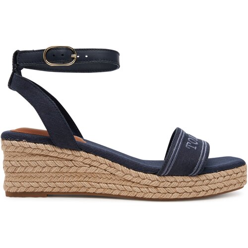 Tommy Hilfiger Espadrile Espad Mid Wedge FW0FW08805 Mornarsko modra Slike