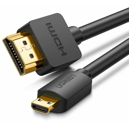 Ugreen Micro HDMI - HDMI kabel HD127 4K 3D 3m (črn), (20605408)