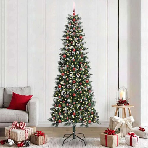 vidaXL Umestno božično drevo med 300 LED Zelena 96 x 96 x 240 cm Cene