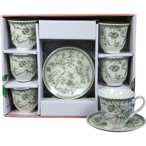 Sigma Set &amp;scaron;olja za kafu, porcelan, 160ml 6/1 (Ret/Gr) YK160-ZCL-8928 Slike