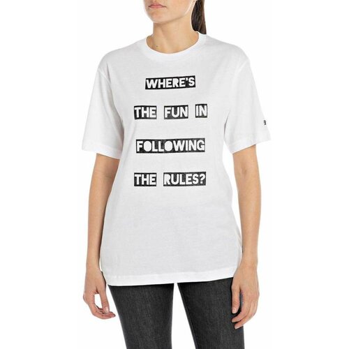 Replay - - Ženska majica sa natpisom Cene