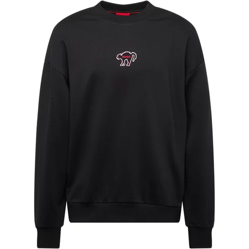 Hugo Sweater majica 'Duberries' crvena / crna / bijela