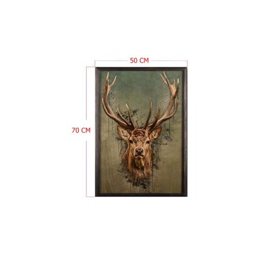 Wallity slika Stag Face XL, 50x70cm Cene