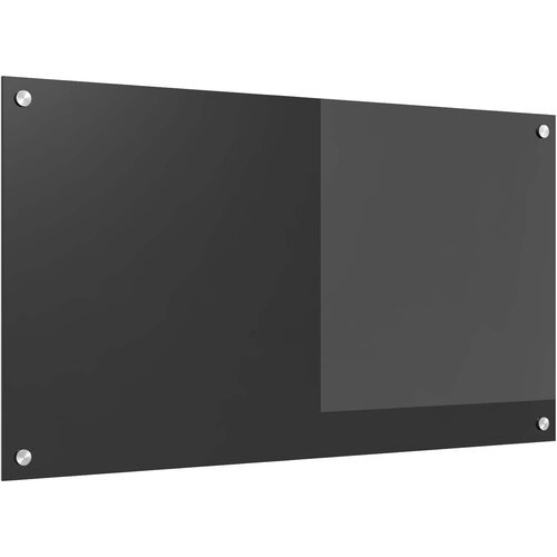  Kuhinjski zid Tamno siva 90 x 50 cm Staklo otporno na udarce Cijene