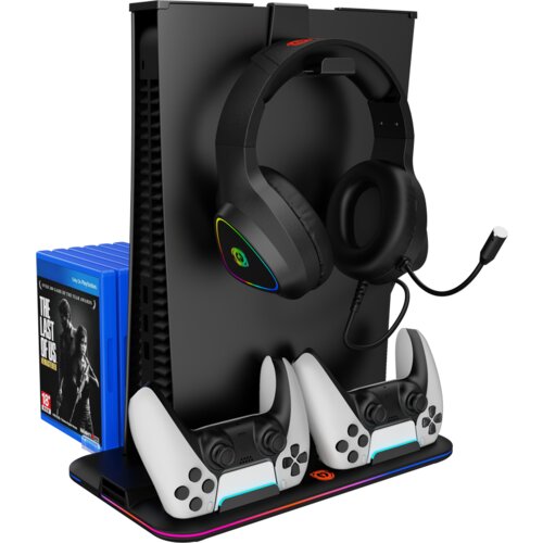 Canyon cooling stand CS-5 RGB PS5 Slim Charge Black Cijene