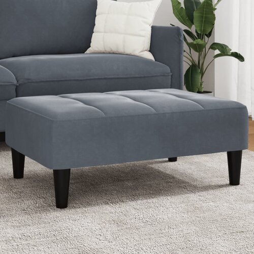 vidaXL Tabure tamnosivi 77x55x31 cm baršunasti Cijene