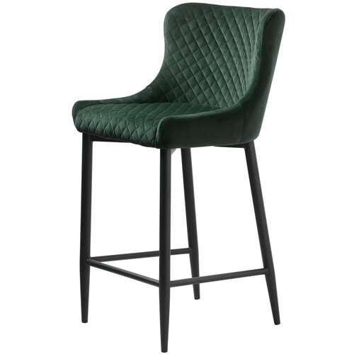 Unique Furniture Zelen žameten barski stol (višina sedeža 77 cm) Ottowa – Cene