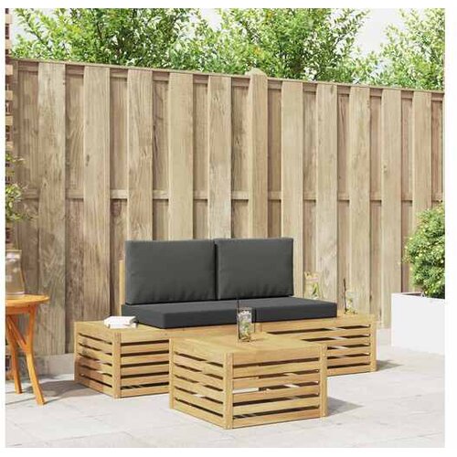 vidaXL Set vanjskih sofa 4 Komad - Bijela i antracit Cijene