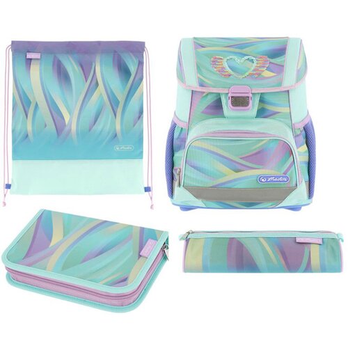 Herlitz Prvo&amp;scaron;olski set Loop Plus Minty Love (4-delni) Slike