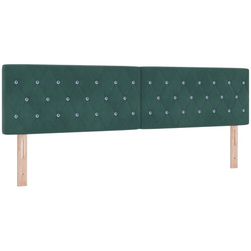  Krevet od pjene s madracem i LED-om Tamnozelena 180 x 200 cm Slike