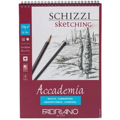 Fabriano Accademia, blok za skiciranje, A4, 120g, 50 lista, Fabriano Slike