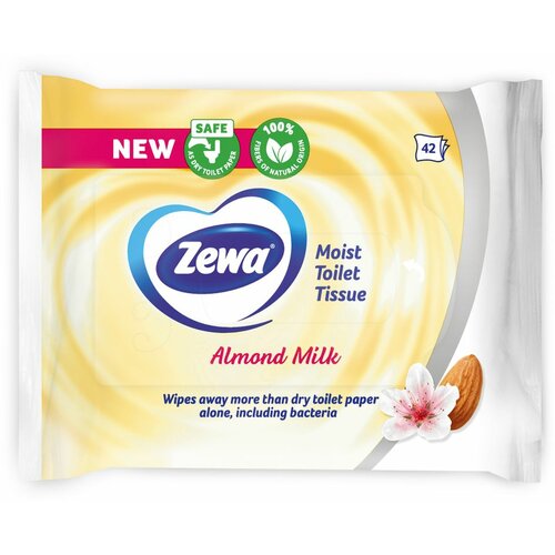 Zewa Vlažni toaletni papir Moist Almond Milk 42/1 Slike