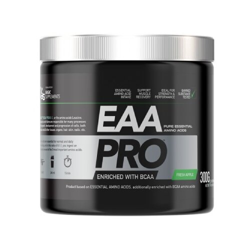 Basic Supplements Esencijalne aminokiseline, Ukus Zelena jabuka, 300g Cene