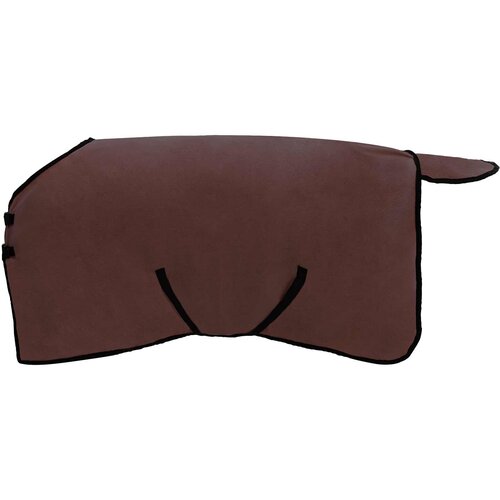 vidaXL Konjski pla&scaron;č Polna temno rjava 115 cm Poliester, (5000288887) Cene