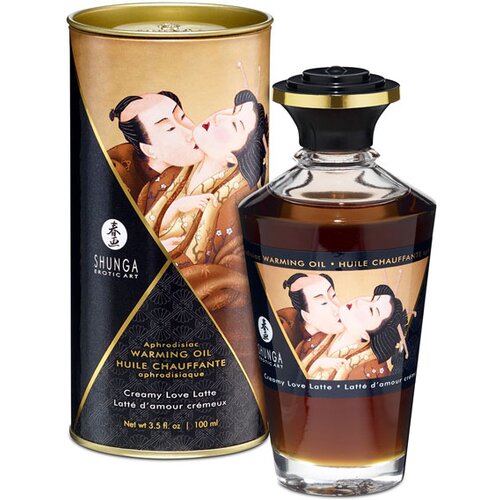 Shunga Afrodizijsko zagrijavajuće ulje - Creamy Latte, 100 ml Cene