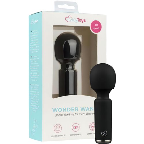 Easytoys Mini Vibe Collection mini masažni vibrator, crni Slike