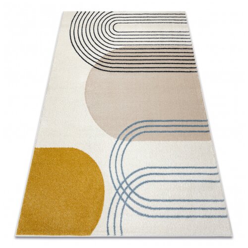 RugsX Preproga FUSION 7157 bela / zlato - Geometrična, moderna, abstraktna 140x190 cm, (5000175405) Cene