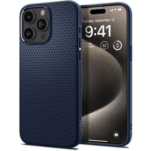 Spigen LIQUID AIR maska za iPhone 15 Pro Max ACS06563 navy blue Cijene