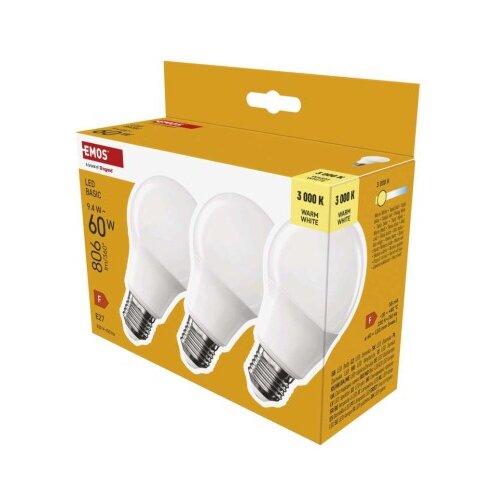  LED žarnica Basic A60 / E27 / 9,4 W (60 W) / 806 lm / Toplo bel 3/1 Slike