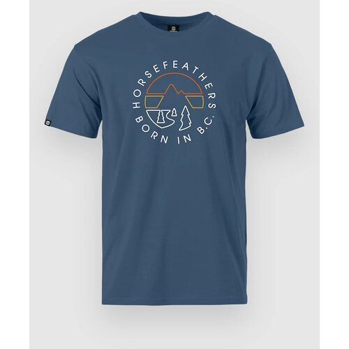 Horsefeathers Majica Line Circle T-Shirt Moonlight Blue XXL Cene