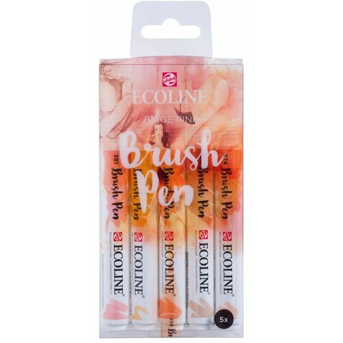  akvarel olovke Ecoline Brush Pen Beige Pink | Set od 5 komada Cene