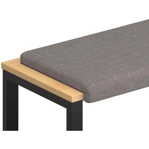 Jastučić za klupu Tkanina Sivosmeđa Dubina 35 cm Slike