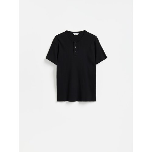 Reserved Henley majica slim fit - crno Cijene
