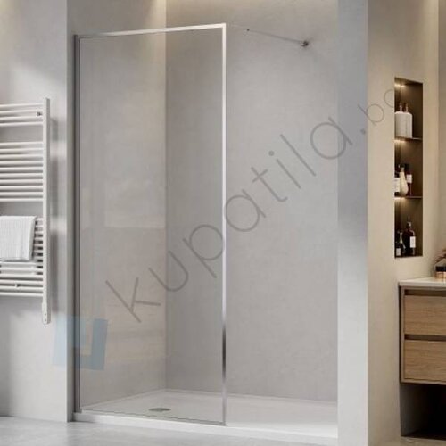 Tuš kabina 900x2200mm Walk in hrom Eckle Cijene
