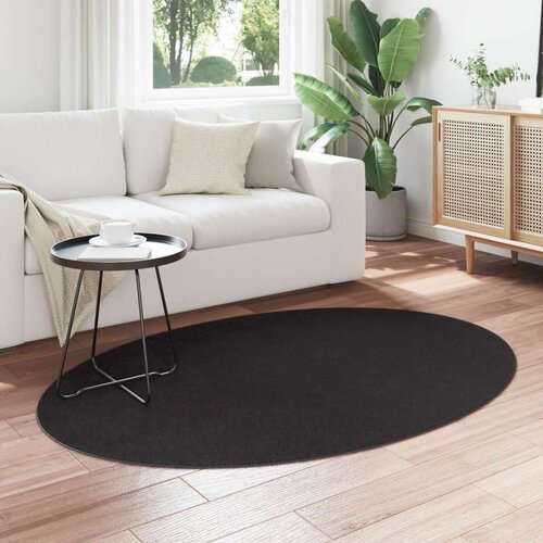  Tepih HUARTE Crna 120x170 cm Oval Slike