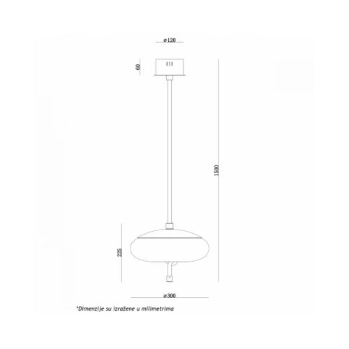 monari 30 VISILICA 10W 2800K Cene
