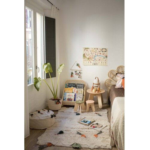 Lorena Canals Krem tekstilna dječja kutija za pohranu &amp;oslash; 30x23 cm Veggies &amp;ndash; Slike