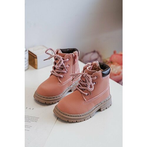 Kesi Pink Bansi Junior Trapper Shoes with Zipper Slike