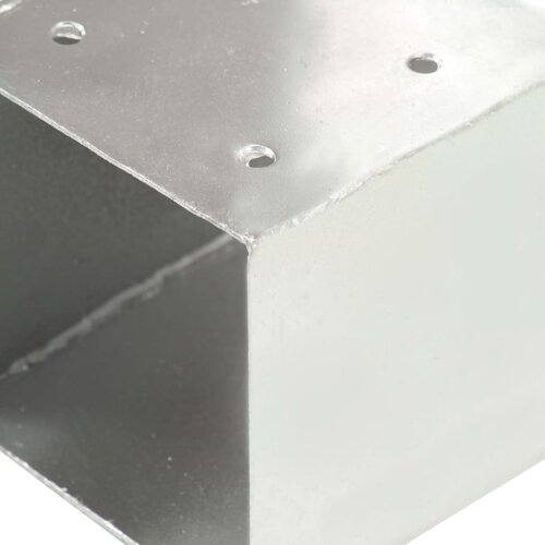  Spojnici za stupove u T-obliku 4 kom pocinčani metal 91 x 91 mm Slike