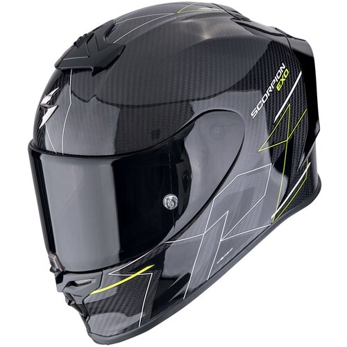 Scorpion Exo-r1 evo carbon air cynergy black-neon yellow kaciga Cene