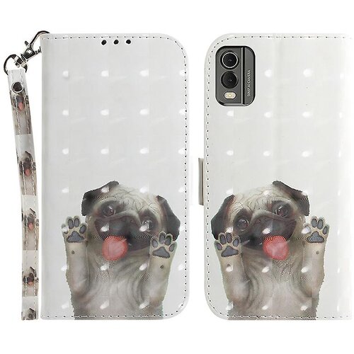 INORCO Za Nokia C32 Pattern Design Folio Cover PU usnjena torbica za telefon s stojalom in paščkom, (22037160) Cene
