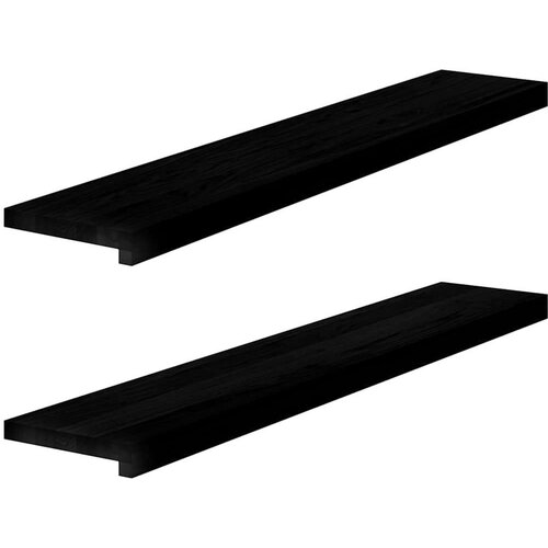  Prozorske klupice 2 kom tamnosmeđe 110x20x2 cm masivne hrast Cijene